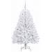 Albero di Natale Artificiale con Rami Pieghevoli Bianco 150 cm - Foto miniatura 3