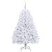 Albero di Natale Artificiale con Rami Pieghevoli Bianco 150 cm - Foto miniatura 4