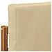 Set divani 5 pcs Naturale e Beige Legno di Acacia Massello - Foto miniatura 6