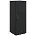 Mobiletto a muro Nero 33 x 34,5 x 90 cm Legno ingegnerizzato - Foto miniatura 1