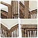 Set Divano da Giardino 11 pcs Beige polyrattan - Foto miniatura 5