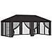 Copertura Gazebo con Pareti Laterali 6 x 3 m Antracite - Foto miniatura 1