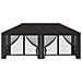 Copertura Gazebo con Pareti Laterali 6 x 3 m Antracite - Foto miniatura 5