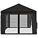Copertura Gazebo con Pareti Laterali 6 x 3 m Antracite - Foto miniatura 6