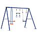 Set di Altalene per Esterni Multicolore 263 x 185 x 185 cm - Foto miniatura 1