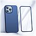 Copertura Anteriore E Posteriore Per Iphone 13 Pro Max + Protezione In Vetro Temperato Per Schermo Blu (jr-bp928 Blu) - Foto miniatura 7