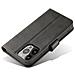 Custodia Magnetica Per Oppo A17, Cover Flip Con Supporto Per Portafoglio, Nera. - Foto miniatura 1