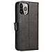 Custodia Magnetica Per Oppo A17, Cover Flip Con Supporto Per Portafoglio, Nera. - Foto miniatura 3