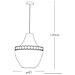 I-BOLERO / S40 - Lampadario classico decorato con cristalli 60 watt E27 - Foto miniatura 4