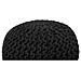 Pouf Poggiapiedi In Tessuto Nero 40 X 25 Cm Conrad - Foto miniatura 15