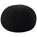 Pouf Poggiapiedi In Tessuto Nero 40 X 25 Cm Conrad - Foto miniatura 22