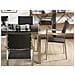 Set Di Tavolo E Sedie Da Giardino In Acciaio, Granito E Rattan - 180cm - Grigio Lucido - Grosseto - Foto miniatura 20