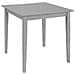 Tavolo Da Pranzo Estensibile Grigio (80-120) x80x74 Cm In Mdf - Foto miniatura 3