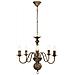 Candelabro Stile Anticato Nero 5 Lampadine E14 - Foto miniatura 5