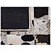 Tappeto In Pelle Color Bianco E Nero 140 X 200 Cm Kemah - Foto miniatura 8