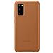Custodia Leather Cover Ef-vg980laegeu Per Galaxy S20 Sm-g980 Marrone - Foto miniatura 1