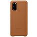 Custodia Leather Cover Ef-vg980laegeu Per Galaxy S20 Sm-g980 Marrone - Foto miniatura 6