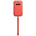 Custodia a Tasca MagSafe in Pelle per iPhone 12 Mini Colore Rosarancio - Foto miniatura 1