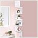 Libreria Scaffale Mensole Da Parete Angolare Design Moderno In Melamina Effetto Legno Con 5 Ripiani Ad Angolo Dimensioni 123 X 20 Cm (bianco)  - Foto miniatura 1