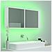 Specchio da Bagno con LED Bianco 100x12x45 cm in Acrilico - Foto miniatura 2