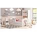 Letto Per Bambini Fala 140x70 Cassetto E Una Ringhiera+ Materasso E Giroletto Cat - Foto miniatura 2