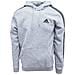 Felpa Essentials In Fleece Con Cappuccio E 3 Strisce M Gk9084 - Foto miniatura 6