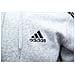 Felpa Essentials In Fleece Con Cappuccio E 3 Strisce M Gk9084 - Foto miniatura 7