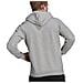 Felpa Essentials In Fleece Con Cappuccio E 3 Strisce M Gk9084 - Foto miniatura 2