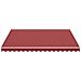 Tessuto di Ricambio per Tenda da Sole Rosso Borgogna 4x3,5 m - Foto miniatura 2