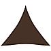 Parasole a Vela Oxford Triangolare 4,5x4,5x4,5 m Marrone - Foto miniatura 1