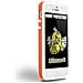 Custodia per Apple iPhone 4, arancione / bianco - Foto miniatura 1