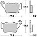 Pastiglie Freno Posteriore 675ls - Foto miniatura 1