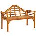 Panchina da Giardino 125 cm Legno Massello di Acacia - Foto miniatura 1