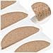 Tappeti Adesivi per Scale 15 pz 56x17x3 cm Beige - Foto miniatura 8