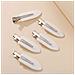 4 Fermagli Per Capelli Senza Piega White - Foto miniatura 5