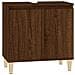 Mobile Lavabo Rovere Marrone 58x33x60 Cm In Legno Multistrato - Foto miniatura 2