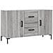 Credenza Grigio Sonoma 100x36x60 cm in Legno Multistrato - Foto miniatura 2