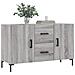 Credenza Grigio Sonoma 100x36x60 cm in Legno Multistrato - Foto miniatura 3