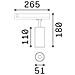 Proiettore Fox Alluminio-materie Plastiche Nero Led 8w 3000k Luce Calda 1-10v - Foto miniatura 3