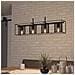 Lampadario Industrial Catterick 4 Luci Acciaio Nero - Foto miniatura 1