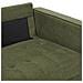 Divano 2 Posti Nurmo Tessuto Verde Scuro - Foto miniatura 7