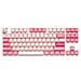 Tastiera USB 4711394380062  per Gaming (Layout QWERTY) Colore Rosa - Foto miniatura 1