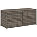 Contenitore Da Giardino Grigio 283l In Polyrattan - Foto miniatura 1
