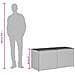Contenitore Da Giardino Grigio 283l In Polyrattan - Foto miniatura 7