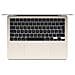 13-inch MacBook Air M3 chip with 8-core CPU and 10-core GPU, 24GB, 512GB SSD - Starlight - Foto miniatura 2