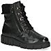 Black Casual Closed Booties Stivaletti Pelle Scarpe Donna Nero Eu 38, 9-26153-43-022 - Foto miniatura 1
