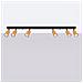 Lampada Da Soffitto Winx 6l Nero /coop Sl. 1380 - Moderno Lampade Da Soffitto Nero /rame 18.5x118x6 Cm - Foto miniatura 2