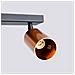 Lampada Da Soffitto Winx 6l Nero /coop Sl. 1380 - Moderno Lampade Da Soffitto Nero /rame 18.5x118x6 Cm - Foto miniatura 5