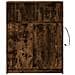 Credenza con LED Rovere Fumo 77x34x100 cm in Legno Multistrato - Foto miniatura 9