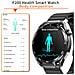 Smartwatch Con Ecg, Cardiofrequenzimetro, Fitness Tracker E Molteplici Modalità Sportive Black And Brown Leather Strap - Foto miniatura 7
